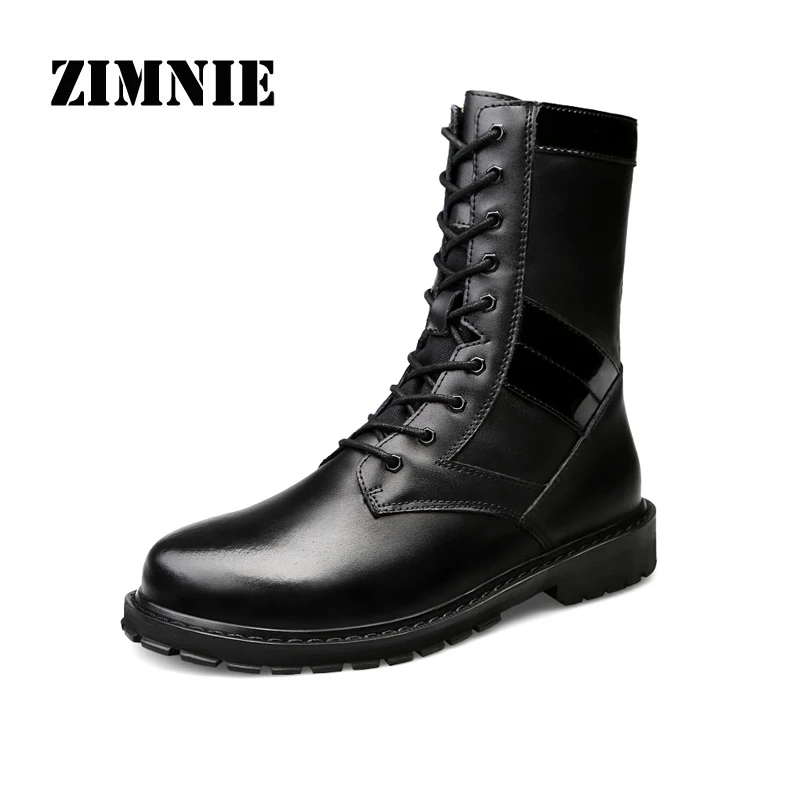 ZIMNIE Brand 2019 Autumn Winter Men Boots Keep Warm Genuine Leather Boots Fashion Comfortable Men Footwear Lace-Up Boots
ZIMNIE Brand 2019 Autumn Winter Men Boots Keep Warm Genuine Leather Boots Fashion Comfortable Men Footwear Lace-Up Boots