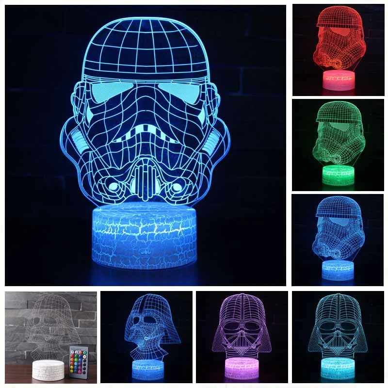 HQXING 3D Night Light Warrior Figure Toy Illusion USB LED Table Lamp Multicolor Lighting Visual Touch Cool Figure Kids Toys
HQXING 3D Night Light Warrior Figure Toy Illusion USB LED Table Lamp Multicolor Lighting Visual Touch Cool Figure Kids Toys