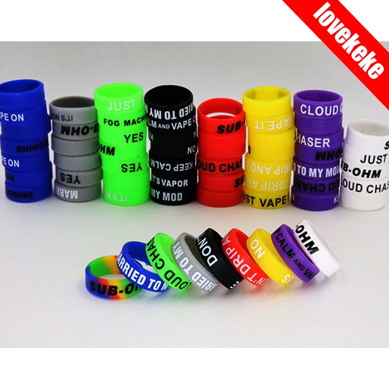 Vape band anti-slip Silicone ring for diameter 20-27mm e cigarette such as TFV8 TFV12 MINI Atomizer tank decoration CE universal
Vape band anti-slip Silicone ring for diameter 20-27mm e cigarette such as TFV8 TFV12 MINI Atomizer tank decoration CE universal