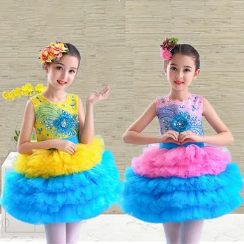 2018 Newest style Cute Girls Ballet Dress Children Ballet dance patchwork 5layer Kids Ballet Costumes Girl Dancewear 7 colors
2018 Newest style Cute Girls Ballet Dress Children Ballet dance patchwork 5layer Kids Ballet Costumes Girl Dancewear 7 colors