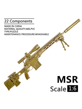 1/6 Scale Remington MSR Modular Sniper Rifle Model Gun Assembly Puzzles Building Bricks For 12" Action Figures
1/6 Scale Remington MSR Modular Sniper Rifle Model Gun Assembly Puzzles Building Bricks For 12" Action Figures