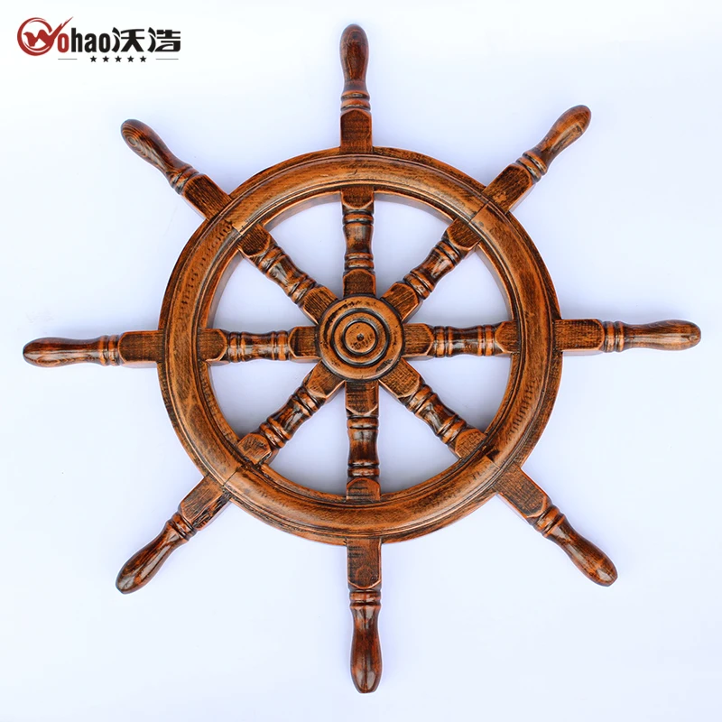 Dongyang wood carving crafts steering wheel rudder log fashion | Дом и сад