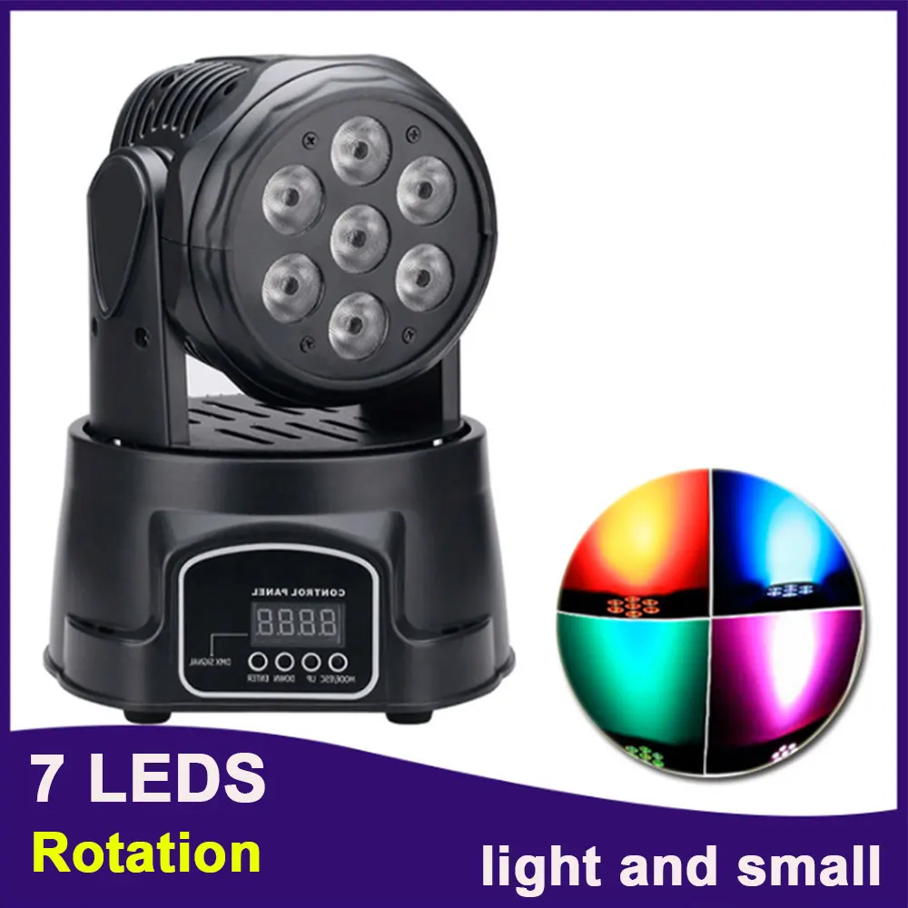 7 LEDS Disco Light DMX RGBW LED Stage Light Moving Head Beam DJ Light for Party Dj Christmas Sound Bar Sound Control DMX-512
7 LEDS Disco Light DMX RGBW LED Stage Light Moving Head Beam DJ Light for Party Dj Christmas Sound Bar Sound Control DMX-512