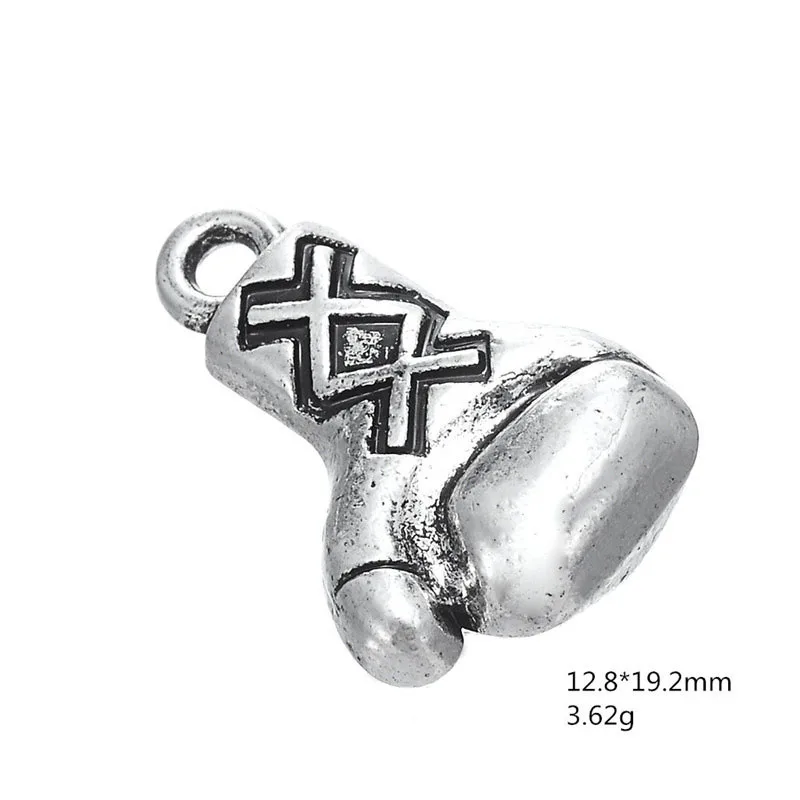 50PCS Handmade DIY Jewelry Accessories Profession Boxing Gloves Zinc Alloy Antique Silver Plated For Bracelet Pendant Jewelry
50PCS Handmade DIY Jewelry Accessories Profession Boxing Gloves Zinc Alloy Antique Silver Plated For Bracelet Pendant Jewelry