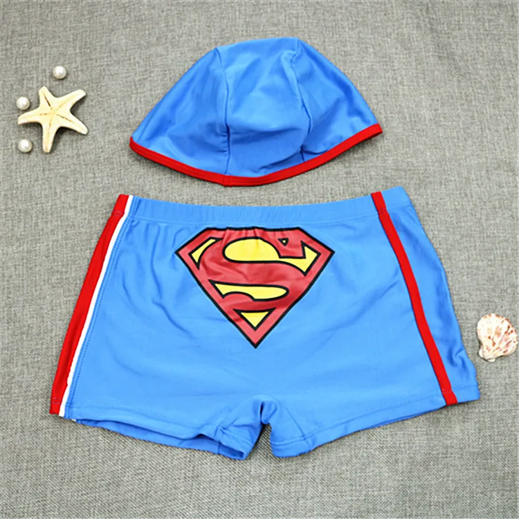 Boys Superman Swim Shorts Polyester Swim Trunks with Swimming Cap Size 2-8y Children Boys Beach Short G47-jx14
Boys Superman Swim Shorts Polyester Swim Trunks with Swimming Cap Size 2-8y Children Boys Beach Short G47-jx14