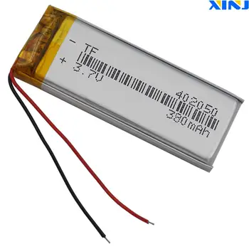 XINJ 3.7V 380mAh Lithium Polymer Battery Accumulator li-po cell 402050 For MP3/MP4 Sat Nav E-book Driving recorder DIY Tablet PC
XINJ 3.7V 380mAh Lithium Polymer Battery Accumulator li-po cell 402050 For MP3/MP4 Sat Nav E-book Driving recorder DIY Tablet PC