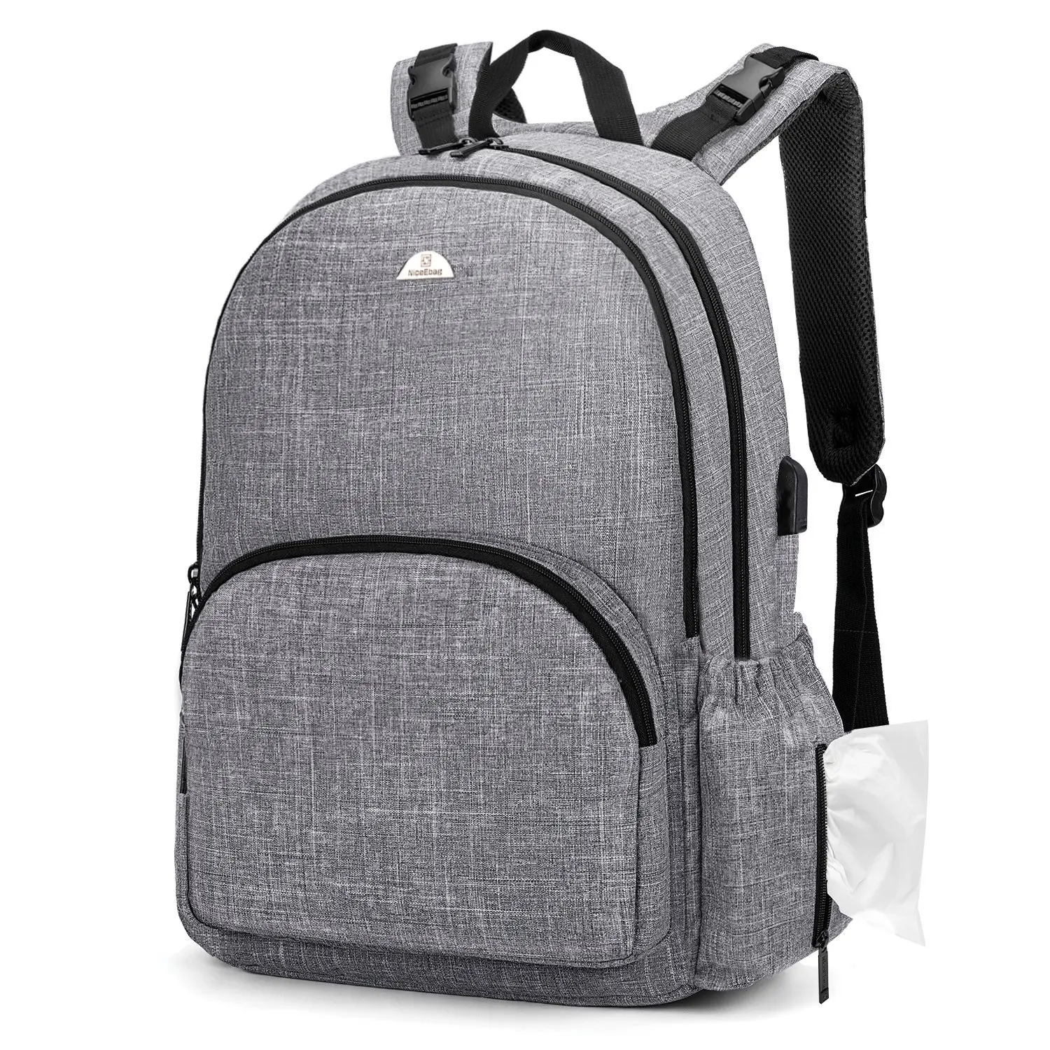 Multi-functional Diaper Bag Fashion Baby Car Backpack With USB Interface Shoulder Bag Outdoor Leisure Mother and Baby Bag
Multi-functional Diaper Bag Fashion Baby Car Backpack With USB Interface Shoulder Bag Outdoor Leisure Mother and Baby Bag