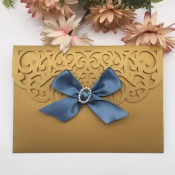 50Pcs/Lot Free Bowknot Laser Cut Lace Design Wedding Invitations Card Elegant Birthday Party Invitations Card Business Invite
50Pcs/Lot Free Bowknot Laser Cut Lace Design Wedding Invitations Card Elegant Birthday Party Invitations Card Business Invite