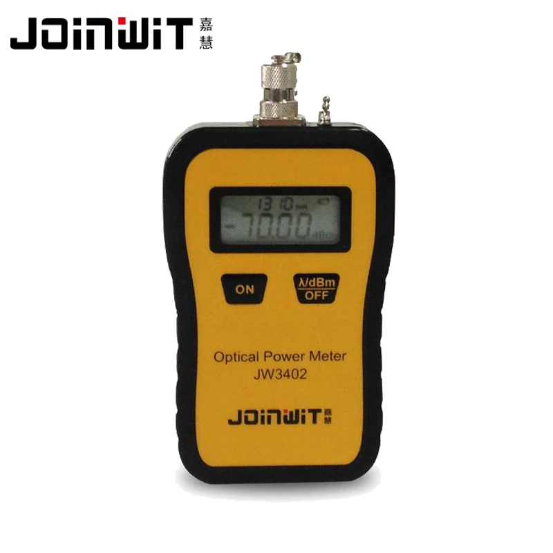 JoinWit JW3402C Mini Fiber Optic Power Meter -50~+26dBm used in CATV field
JoinWit JW3402C Mini Fiber Optic Power Meter -50~+26dBm used in CATV field