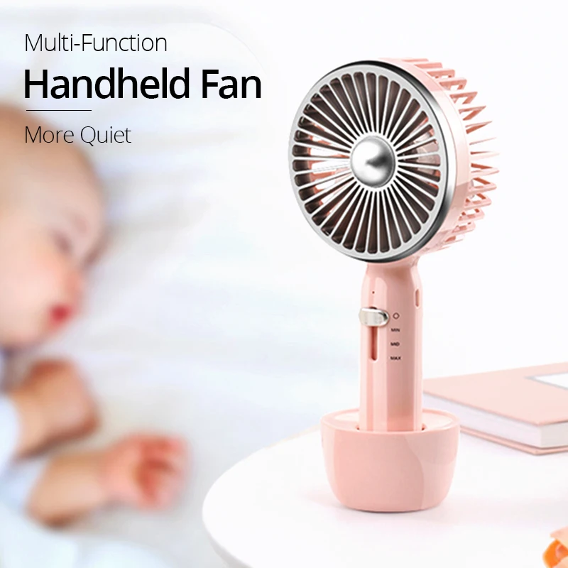 Rechargeable USB Port Handheld Fan Outdoor Portable Mini Fan 3 Speed Handy Fan Cooling Air Cooler Small on Desktop Fan 2000 mAh
Rechargeable USB Port Handheld Fan Outdoor Portable Mini Fan 3 Speed Handy Fan Cooling Air Cooler Small on Desktop Fan 2000 mAh