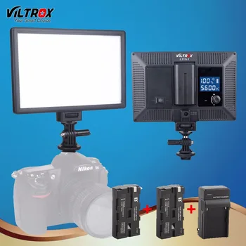 Viltrox L116T LCD Lighting Studio LED Light For Video Bi-Color & Dimmable Adjustable Luminance fr DSLR Camera+2 Battery+Charger
Viltrox L116T LCD Lighting Studio LED Light For Video Bi-Color & Dimmable Adjustable Luminance fr DSLR Camera+2 Battery+Charger