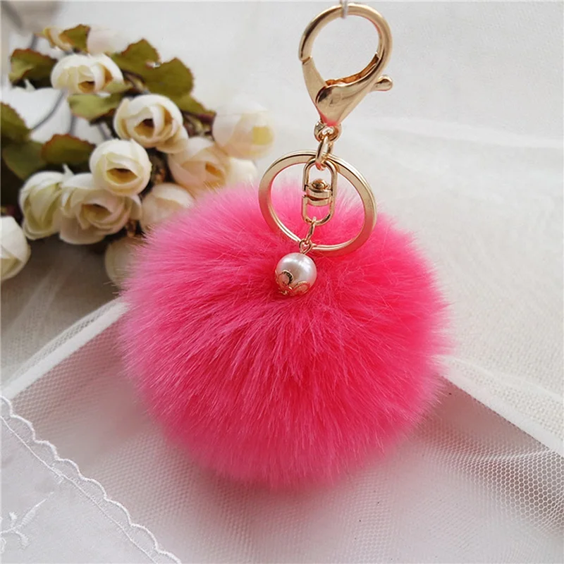 Car Accessories Keychain with Pearl 15 Colors Cute Simulation Fluffy Rabbit Fur Ball Key Chain Key Ring Pendant Car Decoration
Car Accessories Keychain with Pearl 15 Colors Cute Simulation Fluffy Rabbit Fur Ball Key Chain Key Ring Pendant Car Decoration