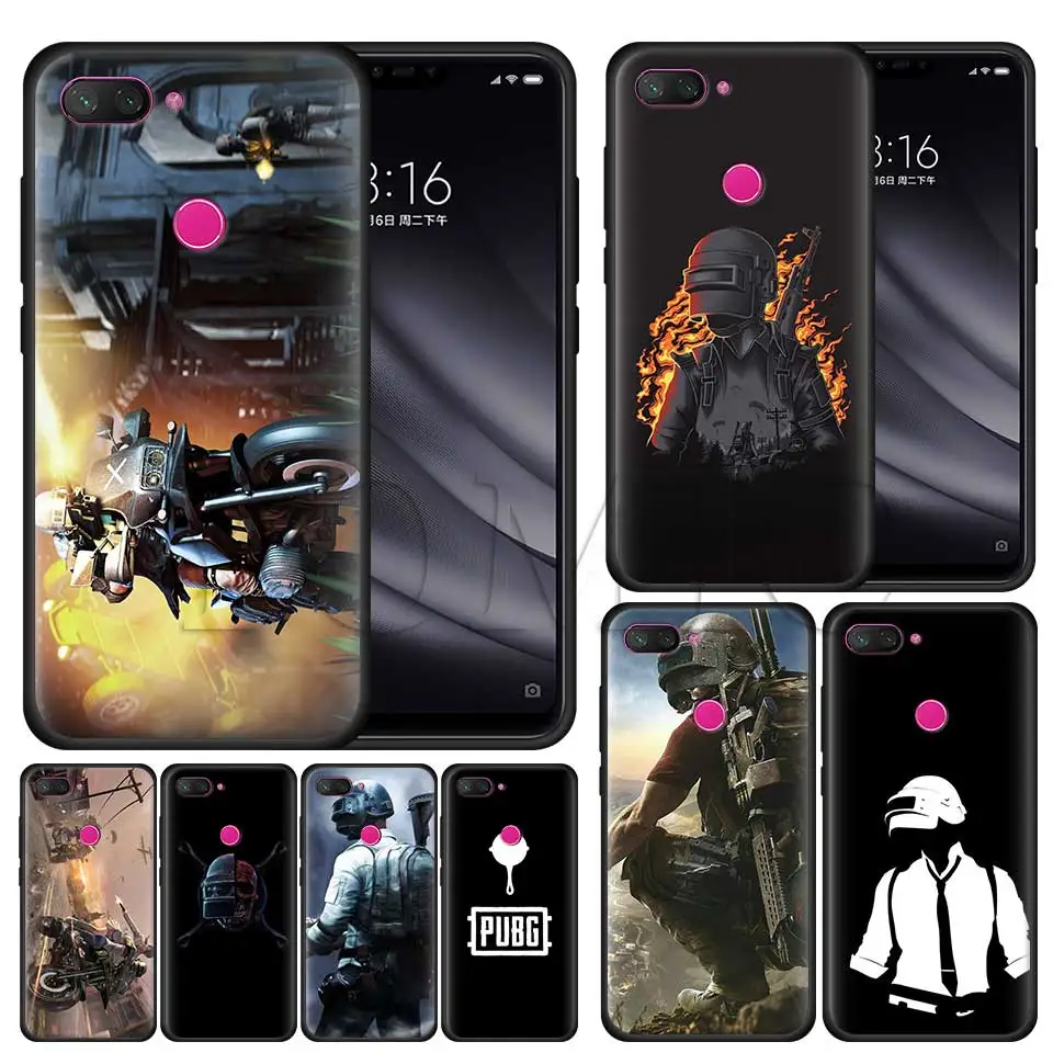 Silicone Case for Xiaomi 8 A2 Lite A1 5X 6X poco F1 Play Redmi K20 Pro Note 7 6 Black Case Cover PUBG Game Art
Silicone Case for Xiaomi 8 A2 Lite A1 5X 6X poco F1 Play Redmi K20 Pro Note 7 6 Black Case Cover PUBG Game Art