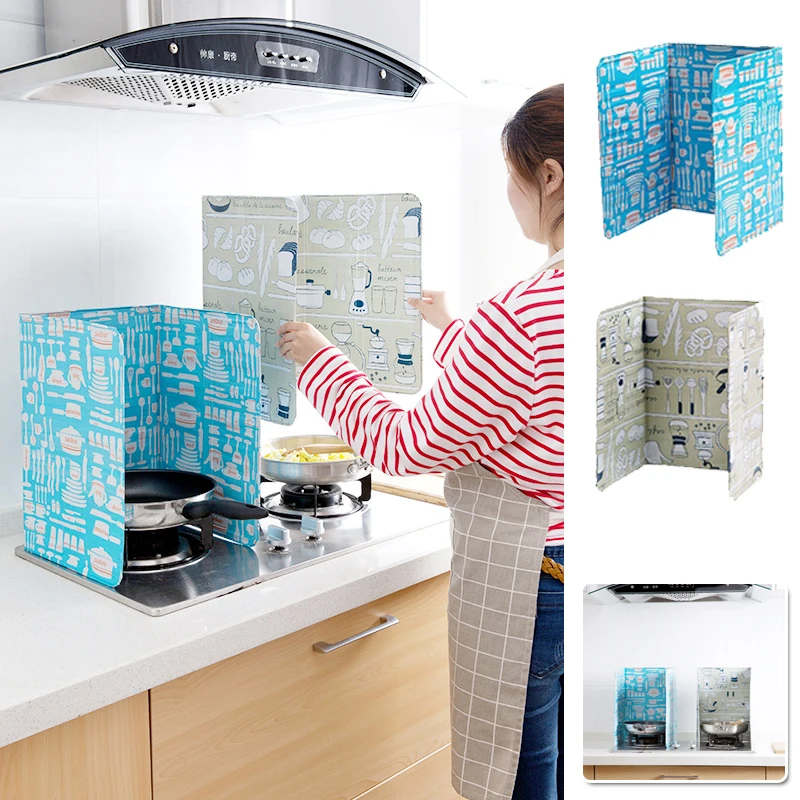 SOLEDI Cooking Frying Pan Splash Oil Guard Resistence Stove Scald Proof Covers Board Gas Stove Oil Plate Splash Proof Baffle
SOLEDI Cooking Frying Pan Splash Oil Guard Resistence Stove Scald Proof Covers Board Gas Stove Oil Plate Splash Proof Baffle