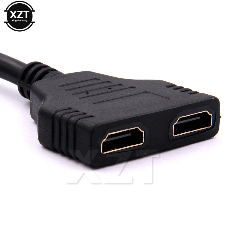 Newest 1080P 1pcs 1 Male To Dual HDMI 2 Female Cable HDMI Splitter Adapter in HDMI HD LED LCD HDTV PC
Newest 1080P 1pcs 1 Male To Dual HDMI 2 Female Cable HDMI Splitter Adapter in HDMI HD LED LCD HDTV PC