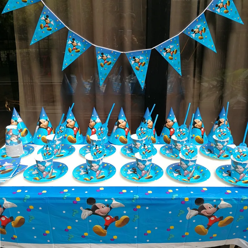 128Pcs\lot Disney Mickey Mouse Kids Favors Plates Birthday Party Baby Shower Flag Tablecloth Cups Decoration Banners Supplies 
128Pcs\lot Disney Mickey Mouse Kids Favors Plates Birthday Party Baby Shower Flag Tablecloth Cups Decoration Banners Supplies
