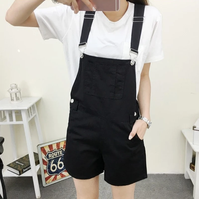 Women Casual Short Denim Overalls Jumpsuit Romper High Waist Fashion Jeans Pocket Black Playsuit Streetwear 2019 Summer Clothing
Women Casual Short Denim Overalls Jumpsuit Romper High Waist Fashion Jeans Pocket Black Playsuit Streetwear 2019 Summer Clothing