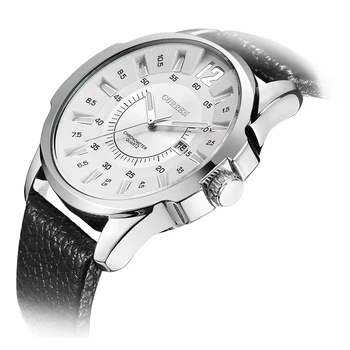 CURREN New Racing Sport Clock Male Silver Case Fashion Date Display Black Leather Band Men Quartz Watches Top Brand Luxury
CURREN New Racing Sport Clock Male Silver Case Fashion Date Display Black Leather Band Men Quartz Watches Top Brand Luxury