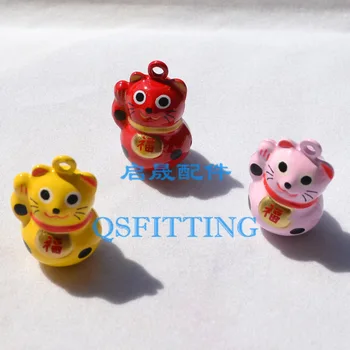 10pcs Fashion Jewelry Accessories Catoon Fortune Cat 3 Color Jingle Bells Metal Copper Cell Phone Pendant
10pcs Fashion Jewelry Accessories Catoon Fortune Cat 3 Color Jingle Bells Metal Copper Cell Phone Pendant