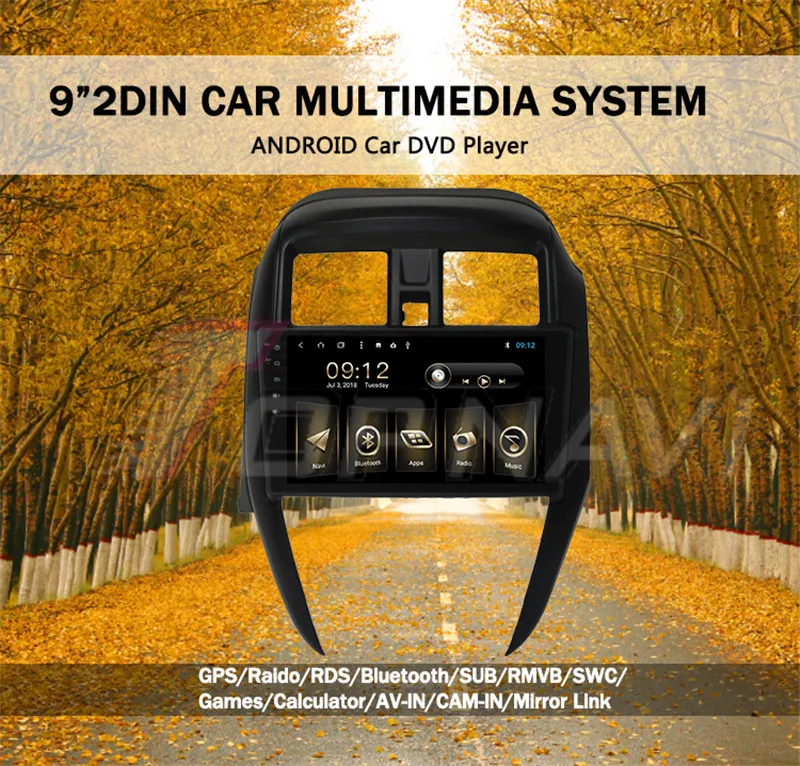 radio android For Nissan Sunny 2015