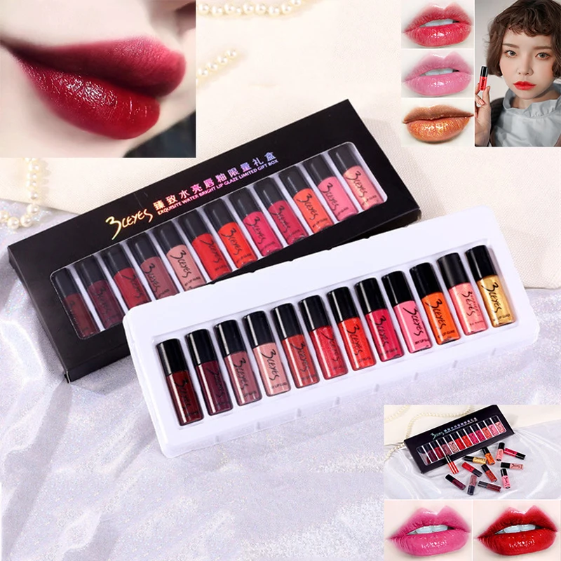 3ceyes lipgloss set matte liquid lips care makeup mini lip gloss tint Moisturizer Nutritious lipstick 12pcs/set mate
3ceyes lipgloss set matte liquid lips care makeup mini lip gloss tint Moisturizer Nutritious lipstick 12pcs/set mate