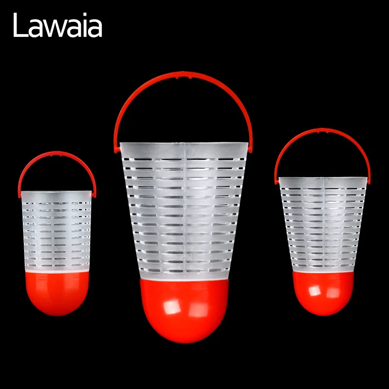 Lawaia Bait Thrower Badminton-shaped Fishing Nest Special Bait Dispenser High Quality Soft Plastic Lightweight Portable Fishing
Lawaia Bait Thrower Badminton-shaped Fishing Nest Special Bait Dispenser High Quality Soft Plastic Lightweight Portable Fishing