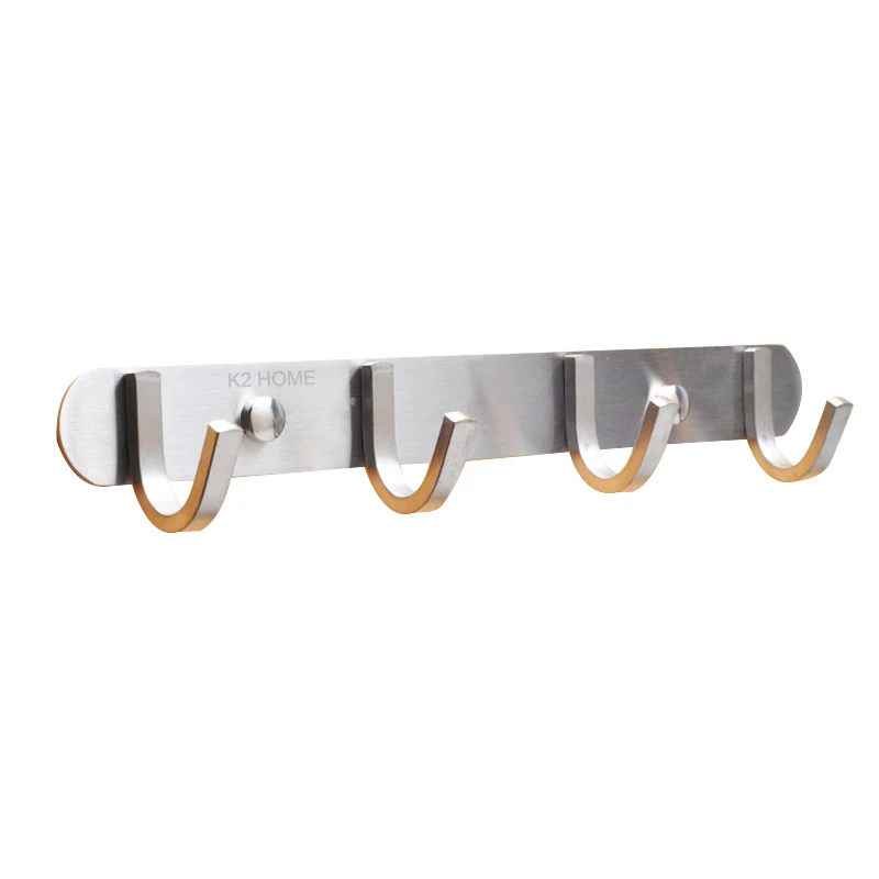 Modern Wall Mounted Brushed Stainless Steel Coat Bath Towel Hook Hanger Rail Bar Hooks for Bedroom, Bathroom, Kitchen
Modern Wall Mounted Brushed Stainless Steel Coat Bath Towel Hook Hanger Rail Bar Hooks for Bedroom, Bathroom, Kitchen