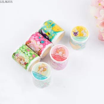 Paper Card Captor Sakura Clear Card Creative Anime Action Figure Sheet Metal Kero Cartoon DIY Tape Stickers Book Adornment Doll
Paper Card Captor Sakura Clear Card Creative Anime Action Figure Sheet Metal Kero Cartoon DIY Tape Stickers Book Adornment Doll