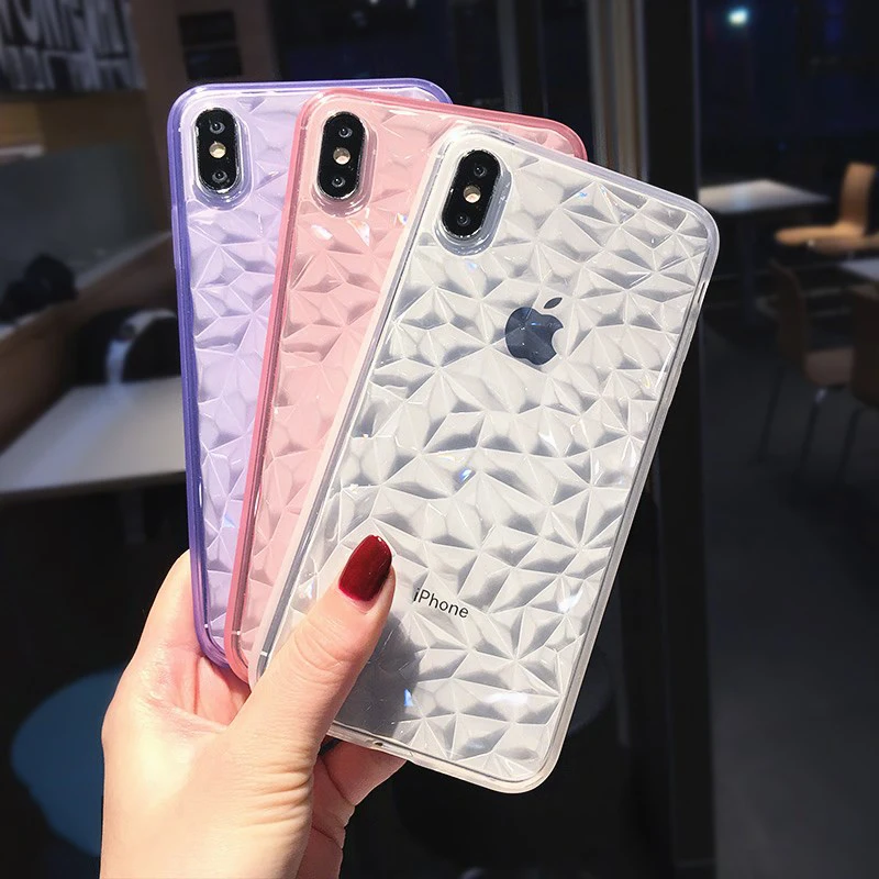 SUYACS Luxury Geometric Diamond Anti-knock Case For iPhone X XS XS Max XR 6 7 8 Plus Soft TPU Fitted Protector Phone Back Cover
SUYACS Luxury Geometric Diamond Anti-knock Case For iPhone X XS XS Max XR 6 7 8 Plus Soft TPU Fitted Protector Phone Back Cover
