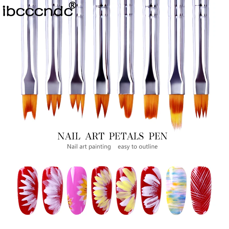 8pcs UV Gel Polish French Nail Brushes Gel Varnish Building Painting Drawing Flowers Gradient Dotting Nail Art Pen Brush
8pcs UV Gel Polish French Nail Brushes Gel Varnish Building Painting Drawing Flowers Gradient Dotting Nail Art Pen Brush