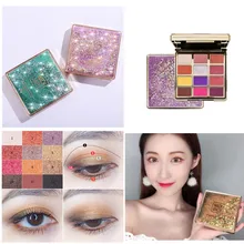 Baru 12 Warna Mutiara Matte Glitter Eyeshadow Pallet Melamun Romantis Pigment Mata Tahan Lama Makeup Kosmetik TSLM2(China)