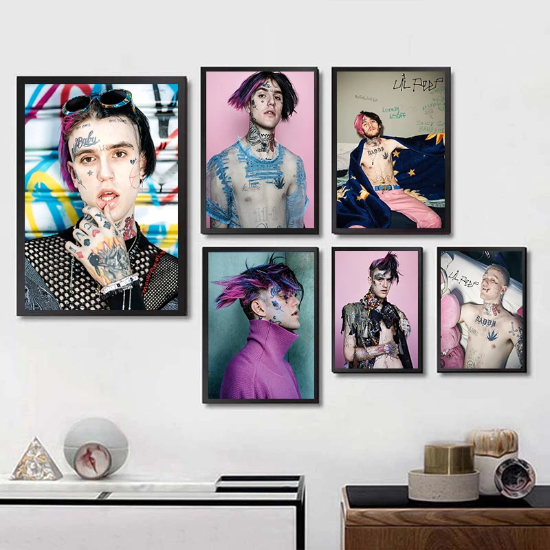 Lil Peep Poster Canvas Painting Modern Bedroom Modern Decorative Pictures Inspired Minimalism for Home Decor Posters and Prints
Lil Peep Poster Canvas Painting Modern Bedroom Modern Decorative Pictures Inspired Minimalism for Home Decor Posters and Prints