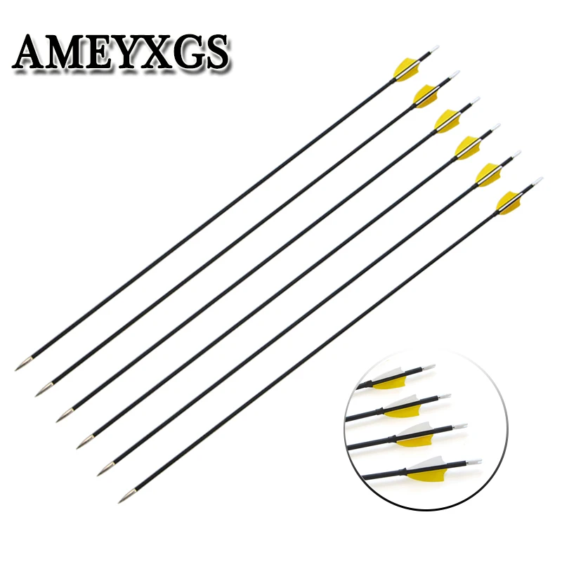 6/12pcs Spine1000 Carbon Arrow Archery ID 6.2mm Hunting Compound Bow Recurve Bow Shooting Accessories
6/12pcs Spine1000 Carbon Arrow Archery ID 6.2mm Hunting Compound Bow Recurve Bow Shooting Accessories