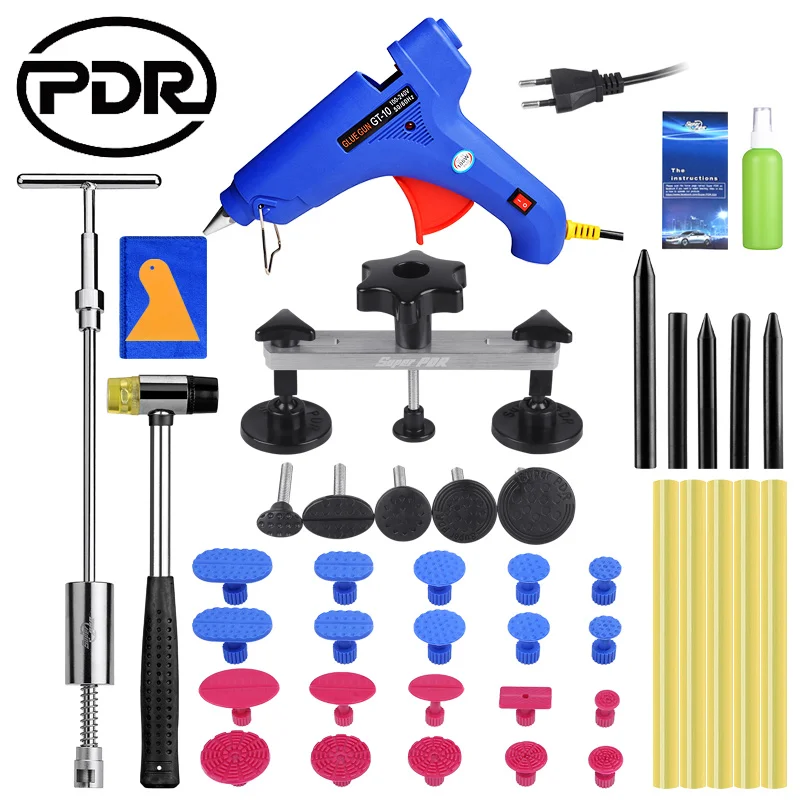 PDR Paintless Dent Repair Puller Body Damage Fix Tool Pulling Bridge Puller Removal Glue Tabs Glue Stickers Glue Gun
PDR Paintless Dent Repair Puller Body Damage Fix Tool Pulling Bridge Puller Removal Glue Tabs Glue Stickers Glue Gun