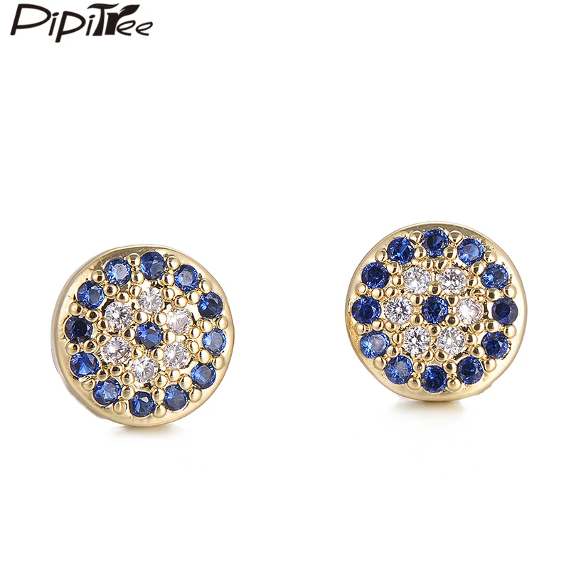 Pipitree Classic 8MM White Blue Cubic Zirconia Stud Earrings Round Evil Eye Earrings for Women Ear Studs Fashion Jewelry Gift
Pipitree Classic 8MM White Blue Cubic Zirconia Stud Earrings Round Evil Eye Earrings for Women Ear Studs Fashion Jewelry Gift