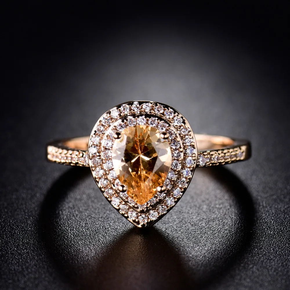 XIAGAO Fashion Water Drop Big Light Yellow Crystal Gold-color Round Clear Cubic Zircon Pave Rings For Women Engagement R297
XIAGAO Fashion Water Drop Big Light Yellow Crystal Gold-color Round Clear Cubic Zircon Pave Rings For Women Engagement R297