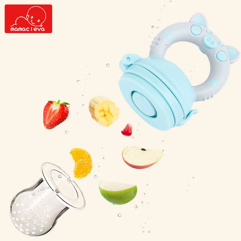 MAMACLEVA Infant Food Nipple Feeder Silicone Pacifier Fresh Fruit Vegetable Bite Pacifier Infant Feeding Tool Soother Supplies
MAMACLEVA Infant Food Nipple Feeder Silicone Pacifier Fresh Fruit Vegetable Bite Pacifier Infant Feeding Tool Soother Supplies