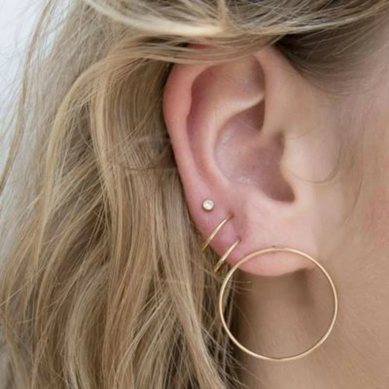 New 3 Pairs/set Fashion Style Stud Earrings For Women Gift Ear Set Personality Gold Color Geometric Earring Fashion Jewelry
New 3 Pairs/set Fashion Style Stud Earrings For Women Gift Ear Set Personality Gold Color Geometric Earring Fashion Jewelry