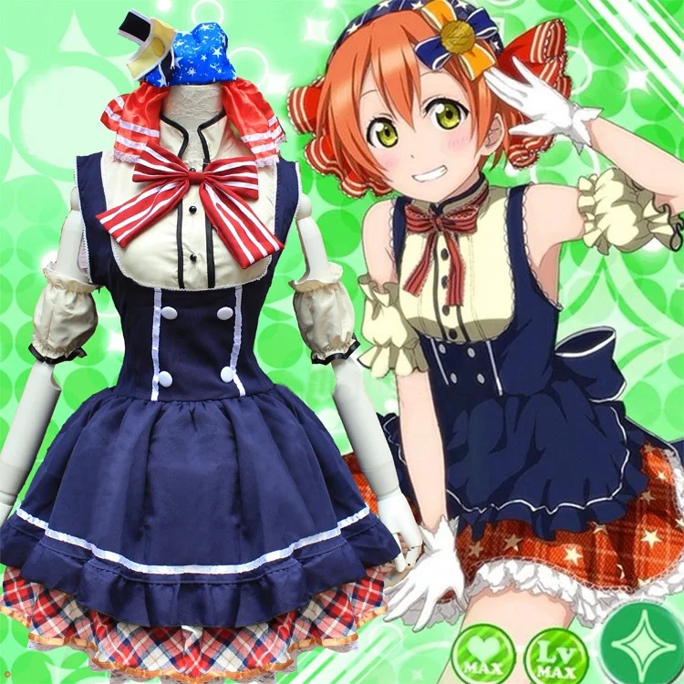 Love Live Rin Hoshizora Candy Maid Uniform Cosplay Costume Princess Lolita Dress ( Dress + Headwear + Bow tie + Oversleeve )
Love Live Rin Hoshizora Candy Maid Uniform Cosplay Costume Princess Lolita Dress ( Dress + Headwear + Bow tie + Oversleeve )