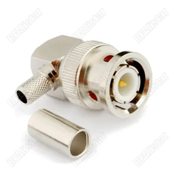 30 Pieces BNC Crimp Male Plug Right Angle RF Connector For LMR195 RG58 RG400 RG142 Coaxial Cable
30 Pieces BNC Crimp Male Plug Right Angle RF Connector For LMR195 RG58 RG400 RG142 Coaxial Cable