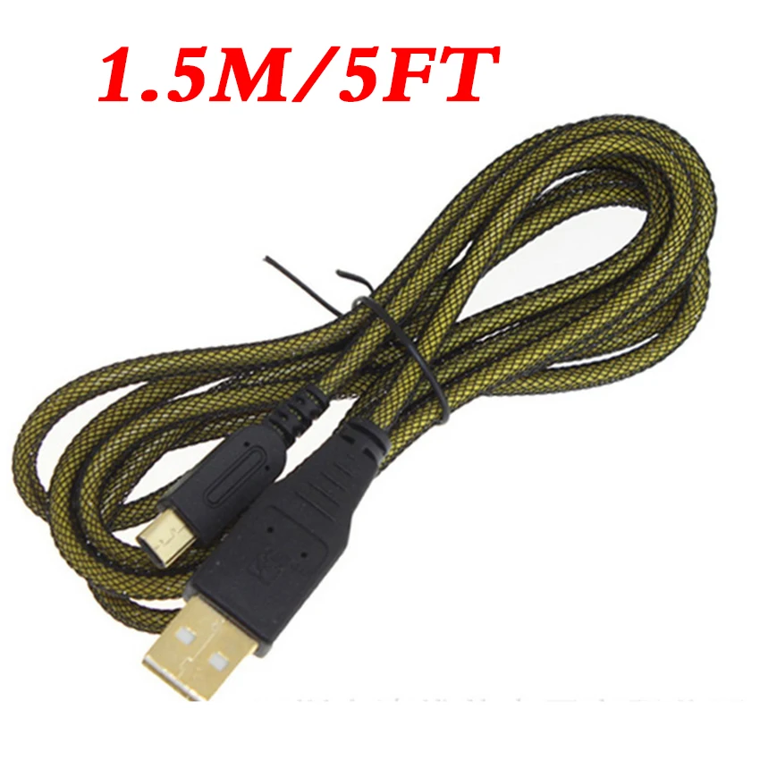 USB Charger Data Cable For Nintend New 3DS XL/ 3DS / 2DS Sync Power Charger Cord Cable Gold Plated Charging
USB Charger Data Cable For Nintend New 3DS XL/ 3DS / 2DS Sync Power Charger Cord Cable Gold Plated Charging
