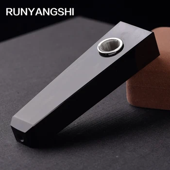 Runyangshi Crystal Smoking Pipe Black Strainer Quartz Stone 1 Pc Picasso Healing Wand Smoke Pipe High Quality PH05
Runyangshi Crystal Smoking Pipe Black Strainer Quartz Stone 1 Pc Picasso Healing Wand Smoke Pipe High Quality PH05
