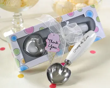 (10 Pieces/Lot) Best wedding gift for guests Scoop Of Love Heart-shaped Ice Cream Scoop In Polka Dot Gift Box Wedding favor
(10 Pieces/Lot) Best wedding gift for guests Scoop Of Love Heart-shaped Ice Cream Scoop In Polka Dot Gift Box Wedding favor