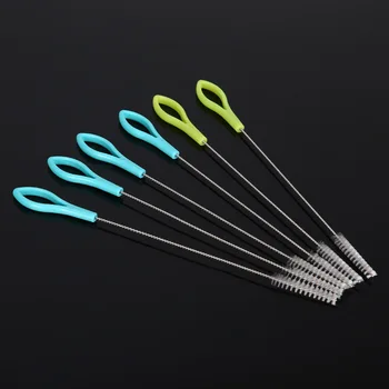 19.5cm Length Straw Cleaning Brush Milk Bottle Drinking Pipe Cleaners Stainless Steel Brush With Plastic Handle
19.5cm Length Straw Cleaning Brush Milk Bottle Drinking Pipe Cleaners Stainless Steel Brush With Plastic Handle