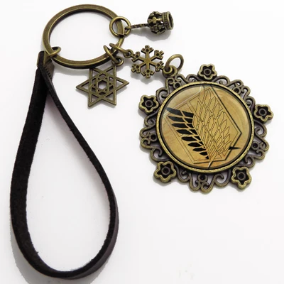 15 Colors Anime Attack on Titan Cosplay king Keychain Men& women fashion personality DIY birthday gift Key Chains Pendant
15 Colors Anime Attack on Titan Cosplay king Keychain Men& women fashion personality DIY birthday gift Key Chains Pendant