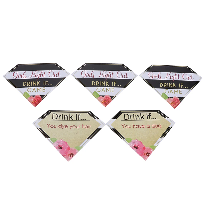 24pcs Hen Party Girls Night Out Game Cards Bachelorette Party Drinking Dare Cards Wedding Bride To Be Party Decoration Supplies
24pcs Hen Party Girls Night Out Game Cards Bachelorette Party Drinking Dare Cards Wedding Bride To Be Party Decoration Supplies