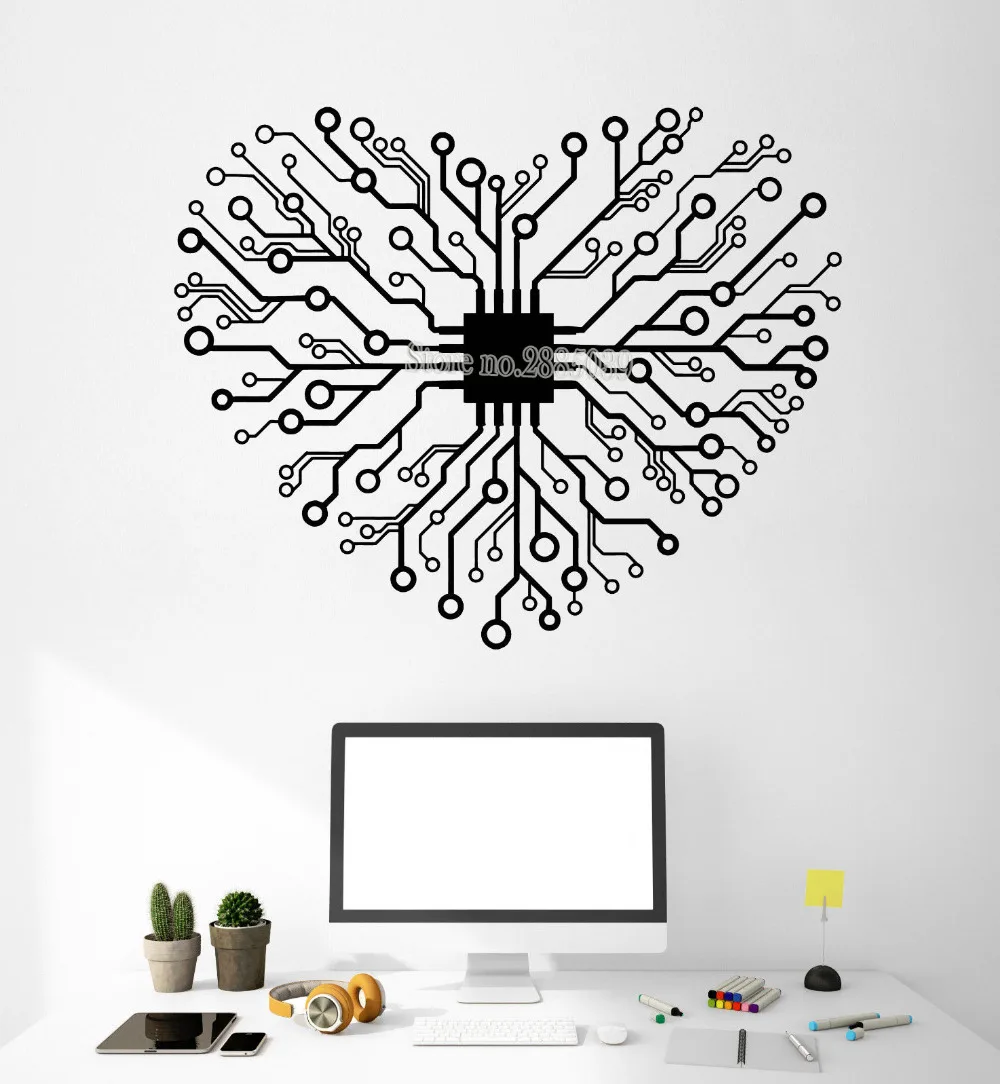 Newest Creative Vinyl Wall Stickers Chip Heart Living Room Home Decor Decal Murals Hall Wall Tattoo DIY Waterproof Poster LA440
Newest Creative Vinyl Wall Stickers Chip Heart Living Room Home Decor Decal Murals Hall Wall Tattoo DIY Waterproof Poster LA440