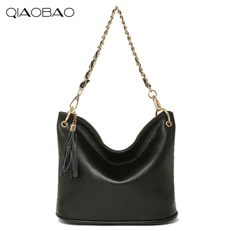 QIAOBAO Brand 100% Genuine Leather Bag Women Messenger Bags Females Shoulder Bag Cowhide Leather Handbag Femininas Totes
QIAOBAO Brand 100% Genuine Leather Bag Women Messenger Bags Females Shoulder Bag Cowhide Leather Handbag Femininas Totes