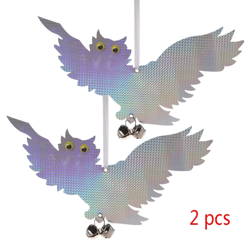 2Pcs/Set Fake Owl Decoy Scarecrow Bird Pest Control With Moving Wing Realistic Scarer
2Pcs/Set Fake Owl Decoy Scarecrow Bird Pest Control With Moving Wing Realistic Scarer