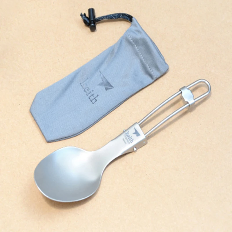 Keith Titanium Spoon Camping Spoon Outdoor Tableware Portable Folding Titanium Spoon Lightweight 20g KT308
Keith Titanium Spoon Camping Spoon Outdoor Tableware Portable Folding Titanium Spoon Lightweight 20g KT308